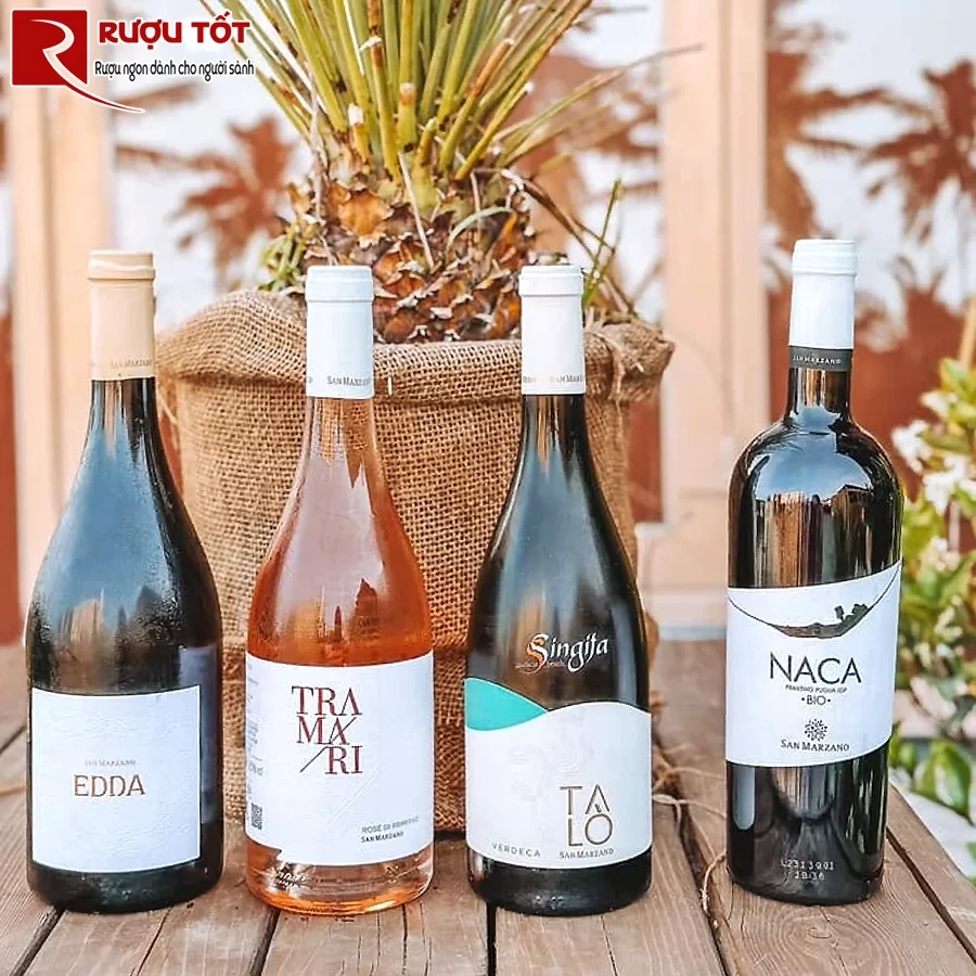 Rượu vang Ý Naca Primitivo Puglia