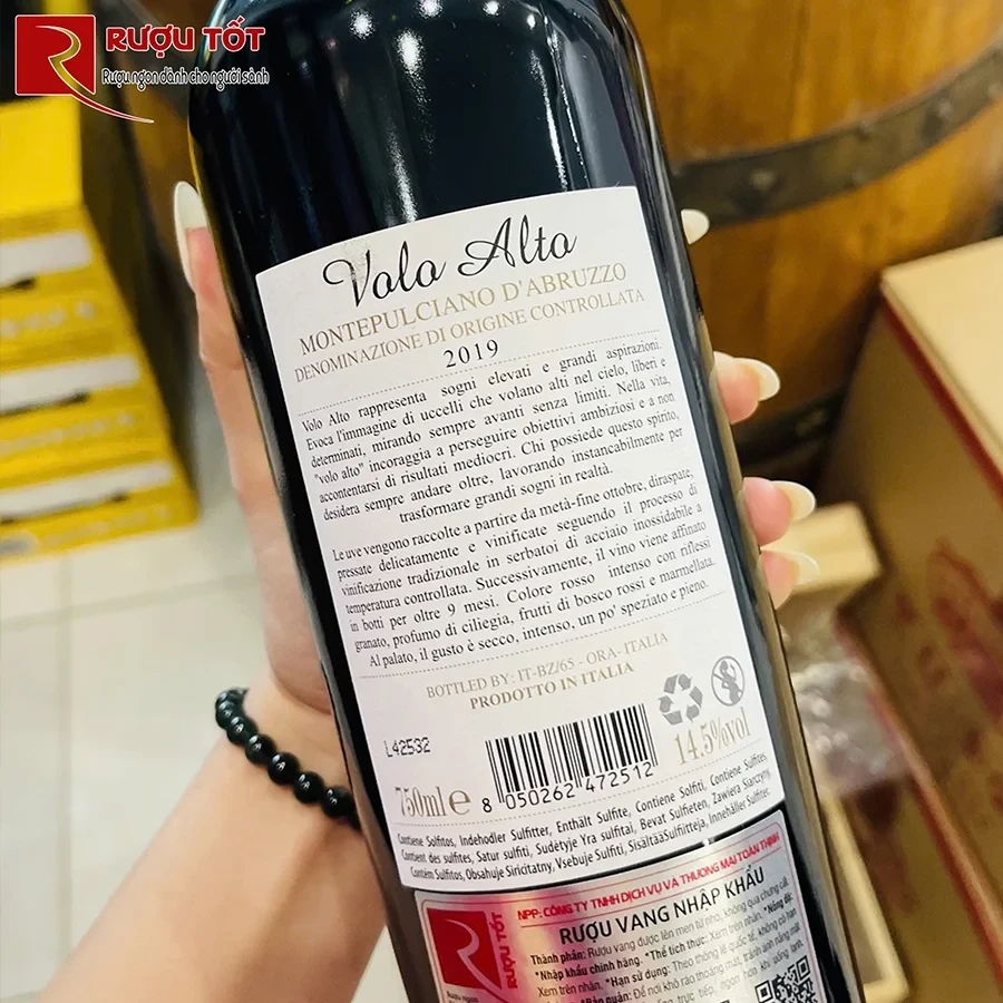 Rượu vang Ý Palazzo Volo Alto