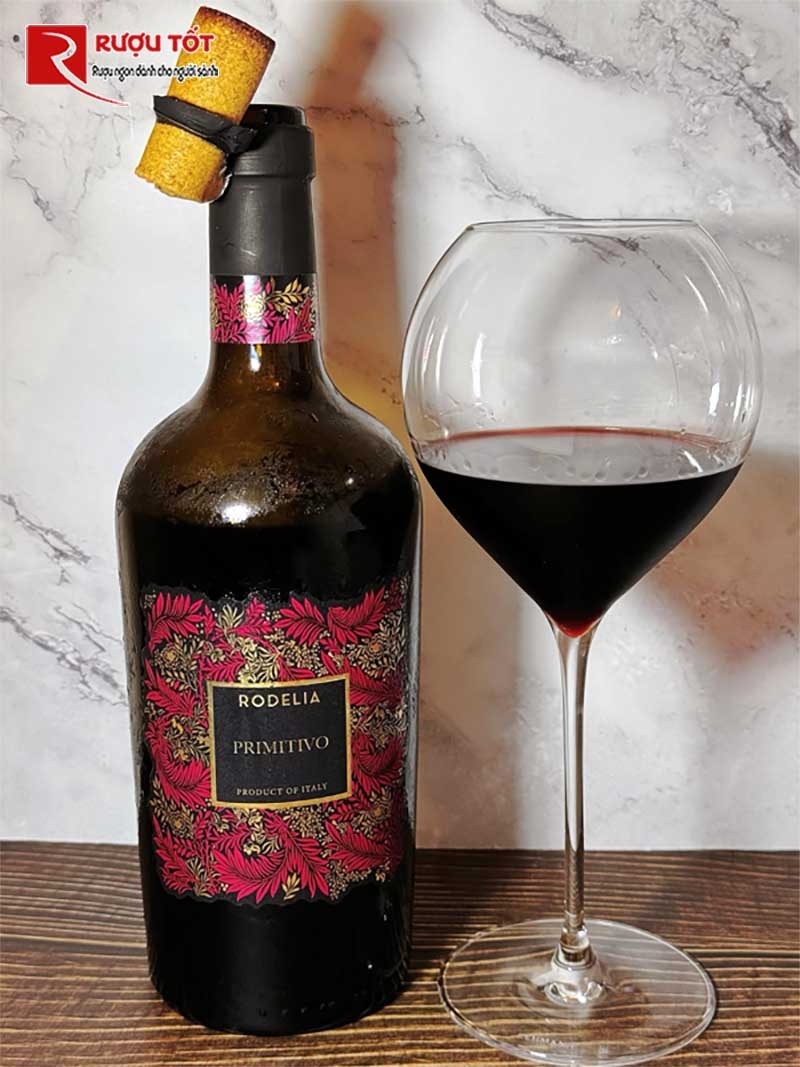 Rượu vang Ý Rodelia Primitivo