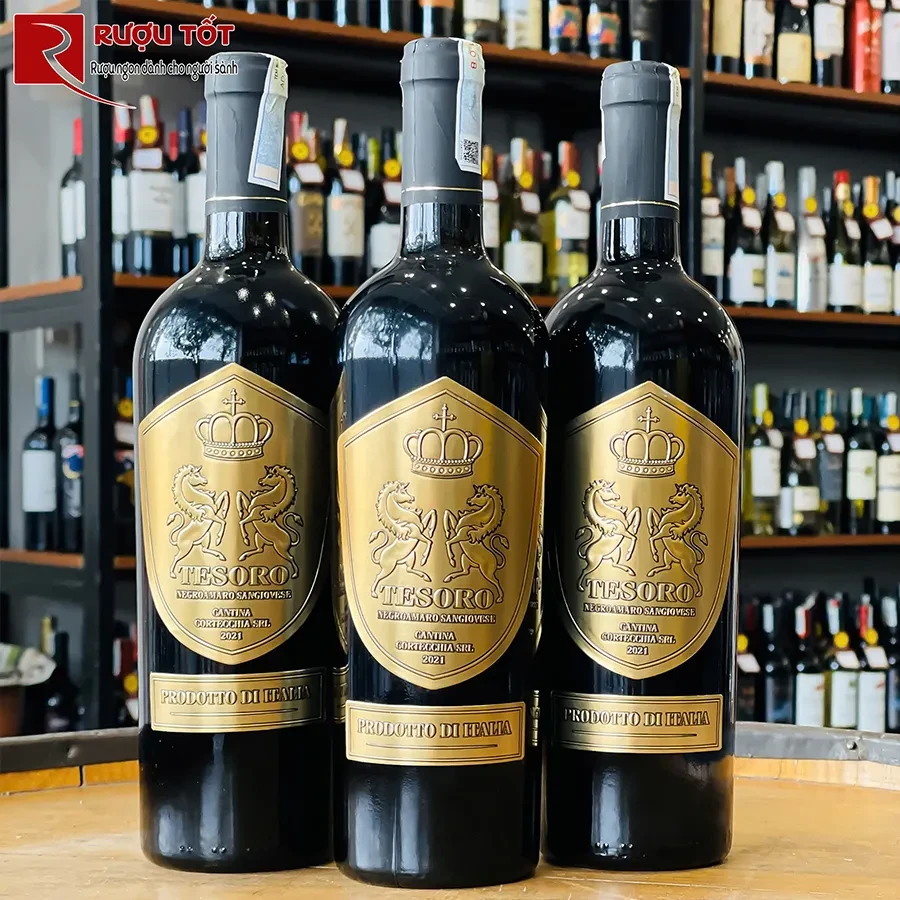Rượu vang Ý Tesoro-1
