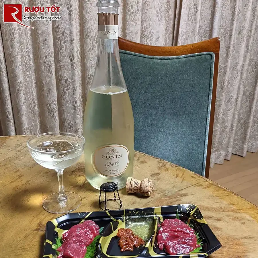 ruou vang zonin special cuvee prosecco