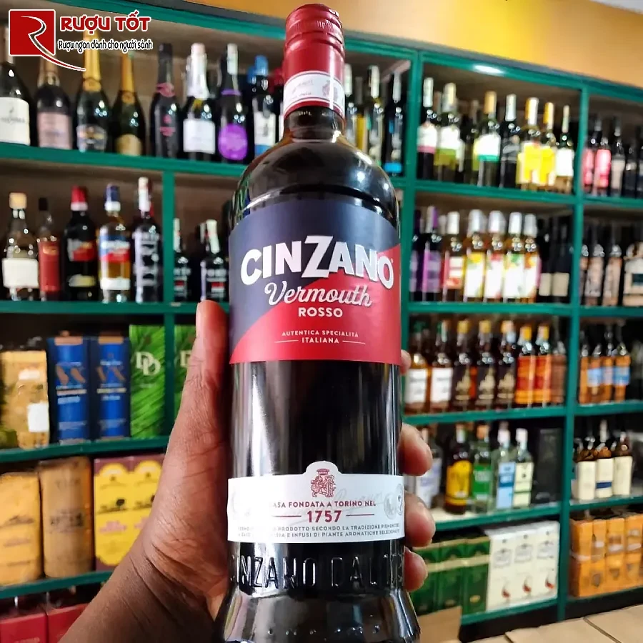 ruou vermouth cinzano rosso 1l 15% hao hang