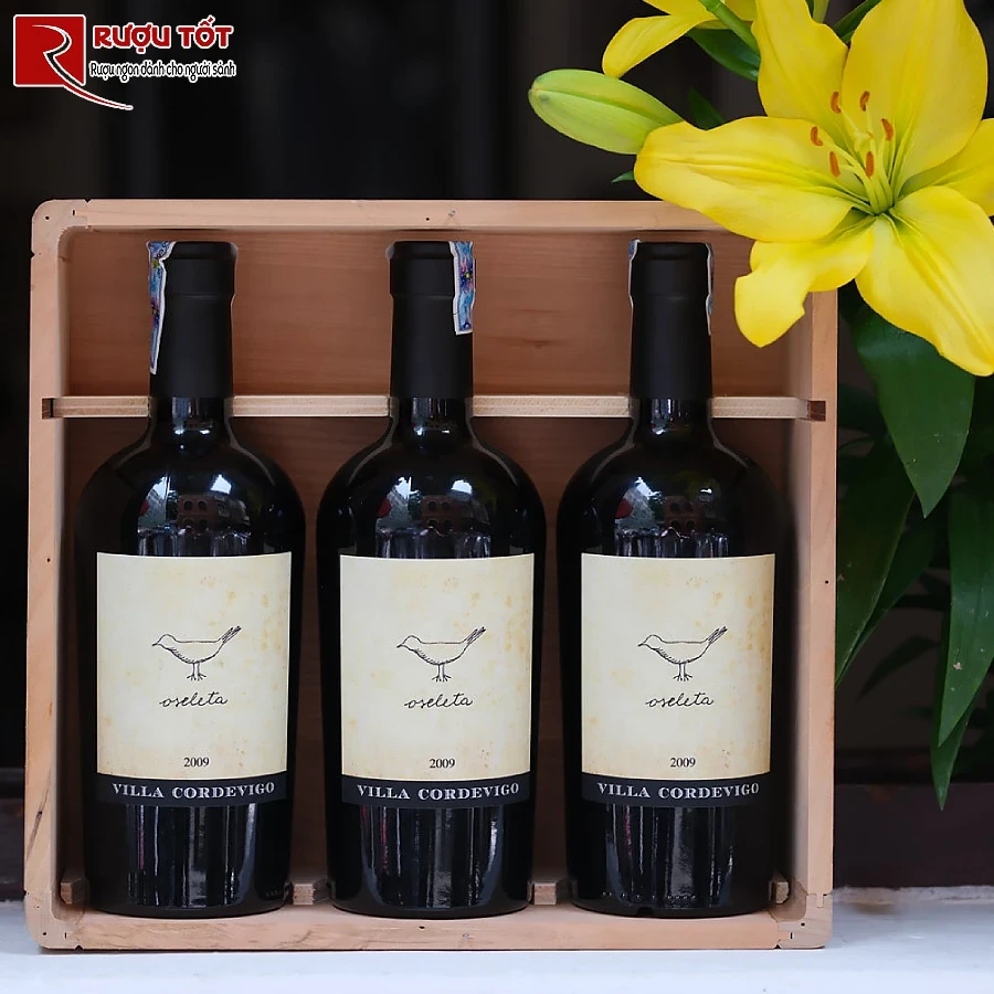 ruou villa cordevigo oseleta rosso veronese 15% 750ml