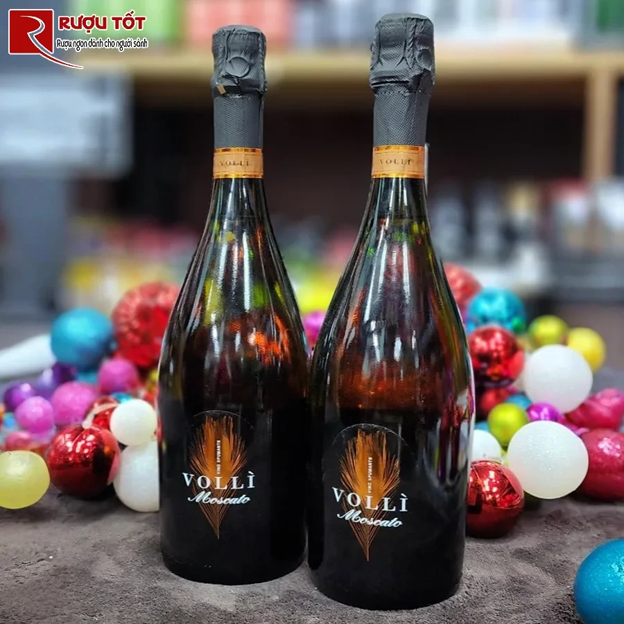 ruou volli moscato vino spumante rubicone 10% 750ml y