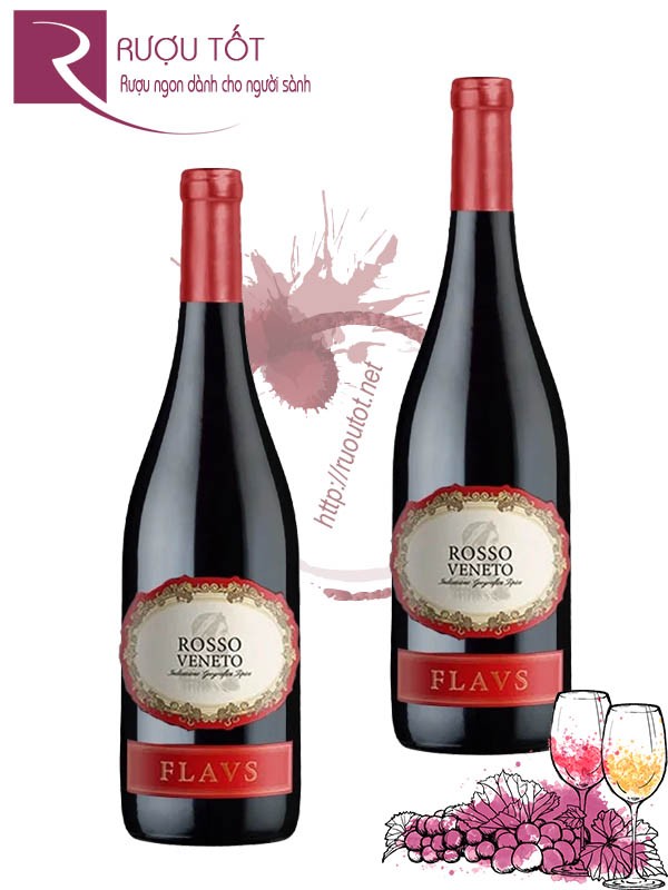 Rượu vang Ý Flavs Rosso IGT Veneto chính hãng