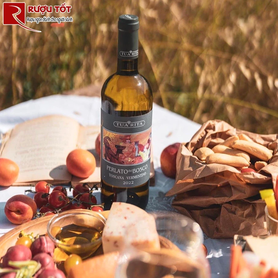 Rượu Ý Perlato Del Bosco Toscana Vermentino