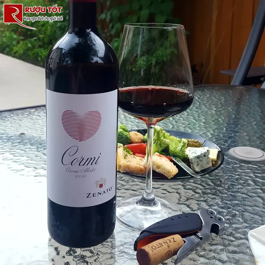 ruou zenato cormi corvina merlot 13,5% 750ml chat luong