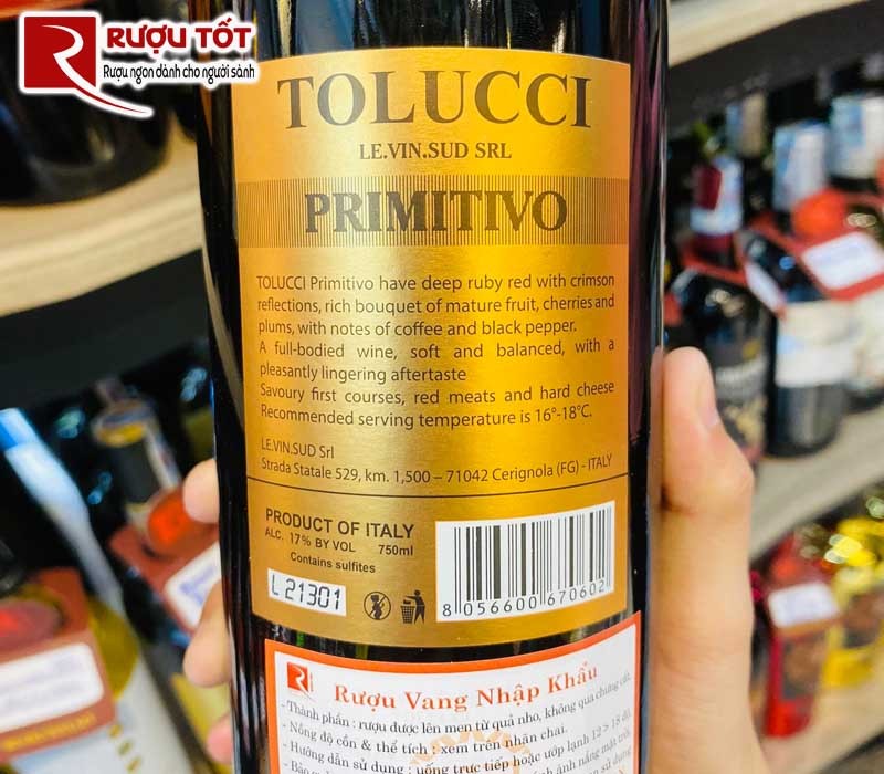 Rượu vang Tolucci