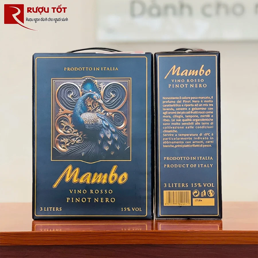 vang bich mambo vino rosso pinot nero