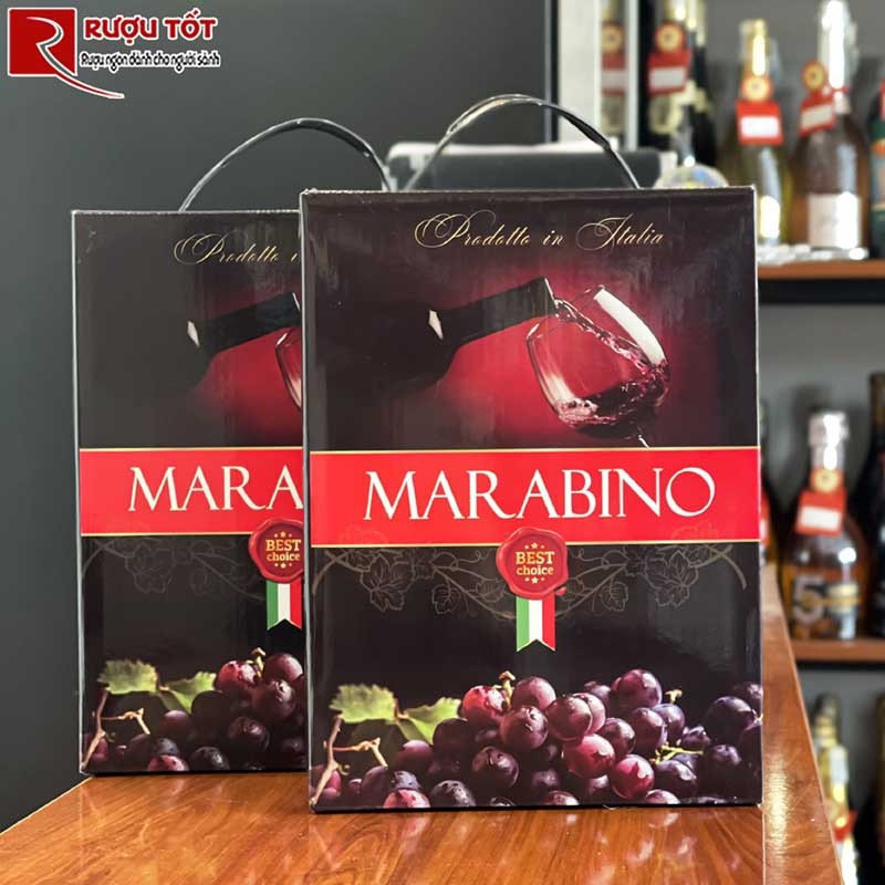 vang bịch ngọt Marabino