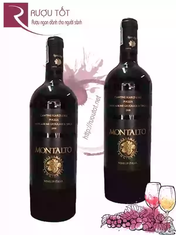 Rượu vang Montalto Puglia Ngọt - Chát Chính hãng