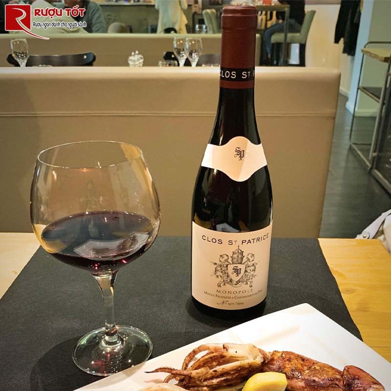 Vang Đỏ Clos St Patrice