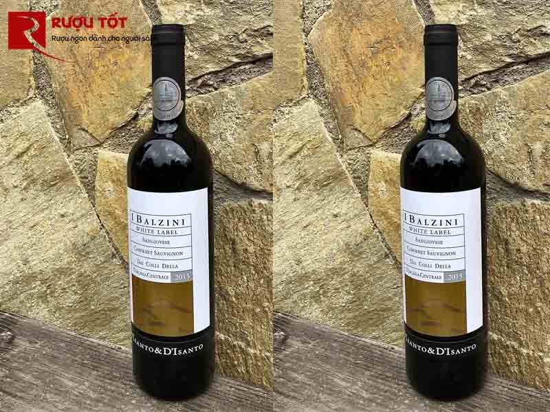 Vang đỏ I Balzini White Label