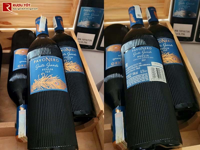 Vang đỏ PavoNero Gusta