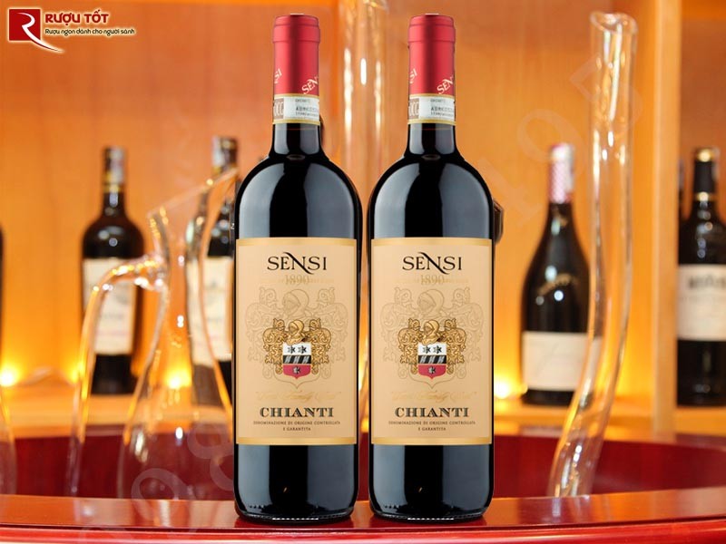 Vang đỏ sensi chianti