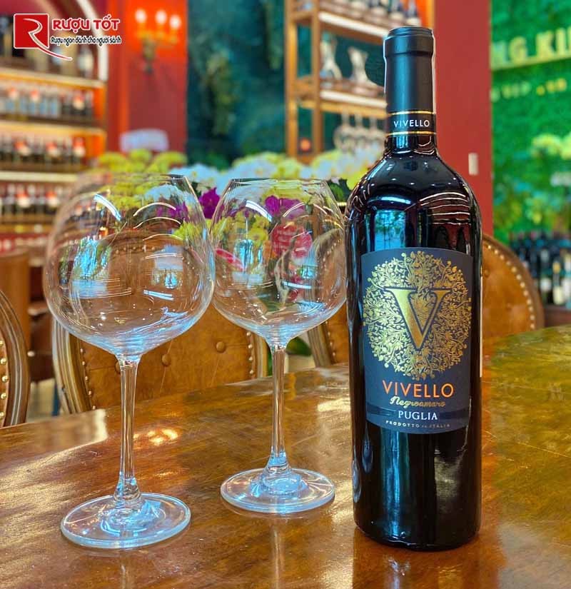 Vang đỏ Vivello Negroamaro