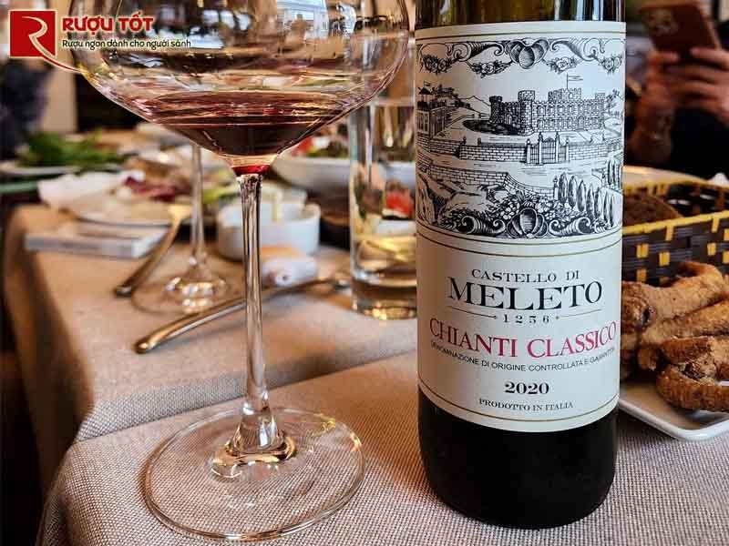 Vang đỏ Ý Meleto