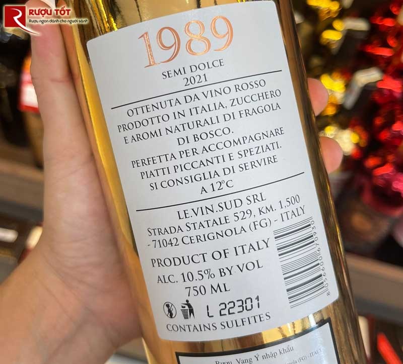 vang ngot 1989 nhan vang