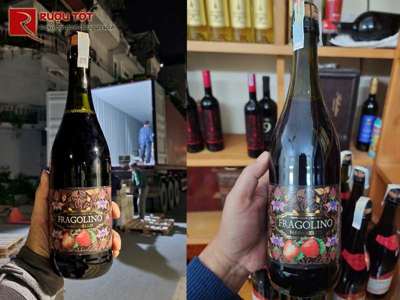 Vang nổ Fragolino ngọt