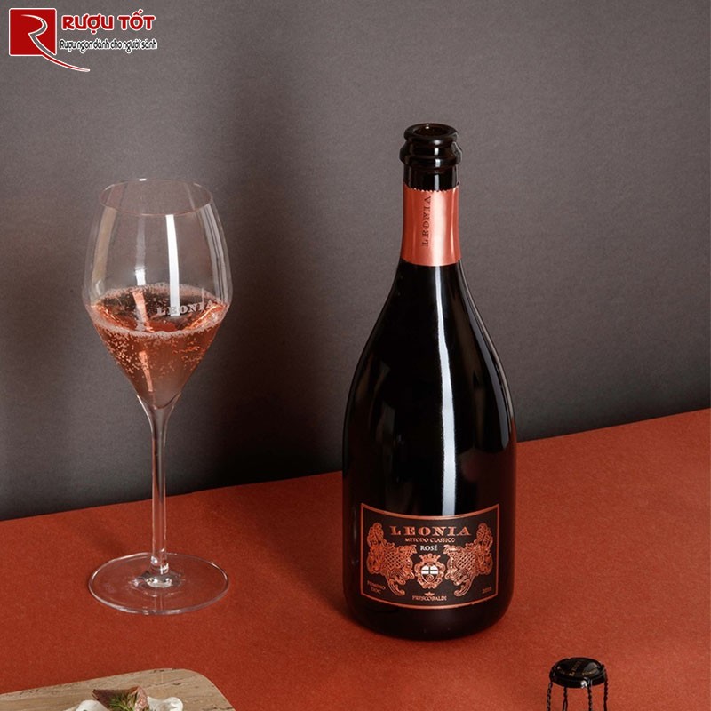 Vang Nổ Leonia Pomino Rose Frescobaldi