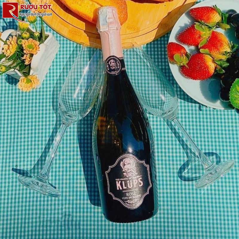 Vang nổ Mr Klups Rose Vino Spumante