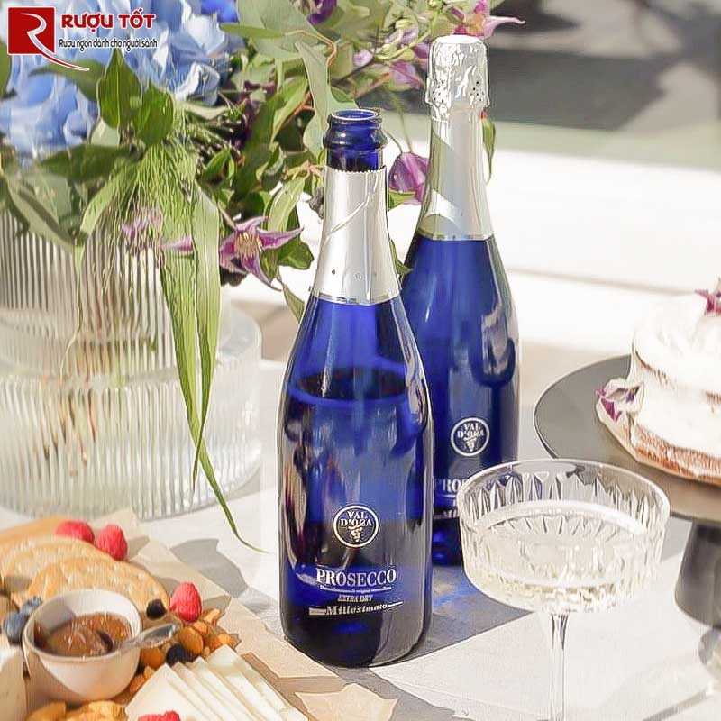 Vang nổ Prosecco Val d Oca Extra Dry