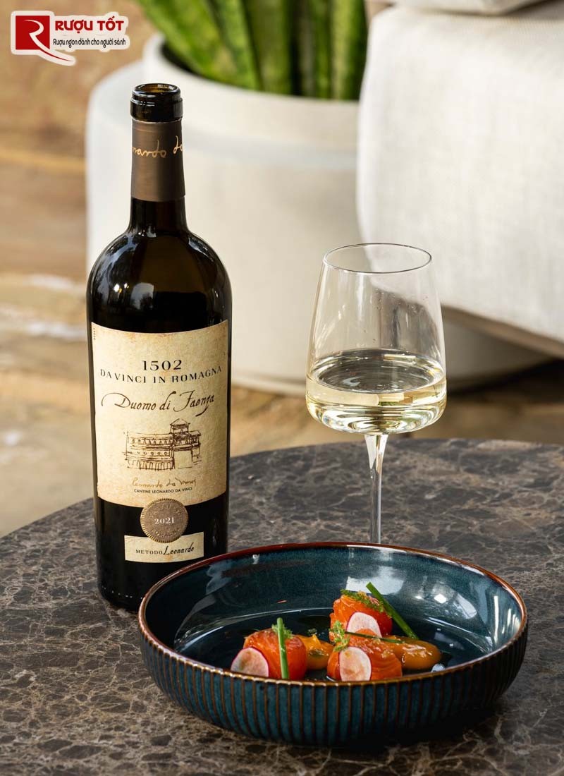 Vang trắng 1502 Da Vinci Romagna