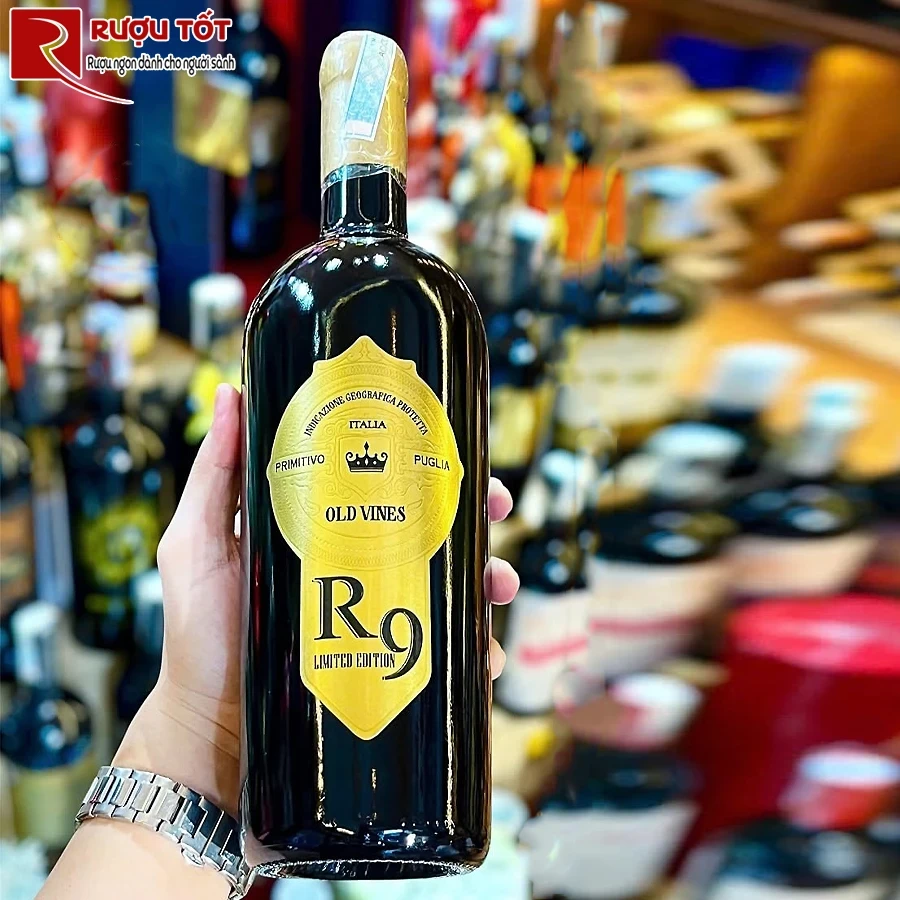 Vang vang Ý R9 Primitivo Puglia IGP