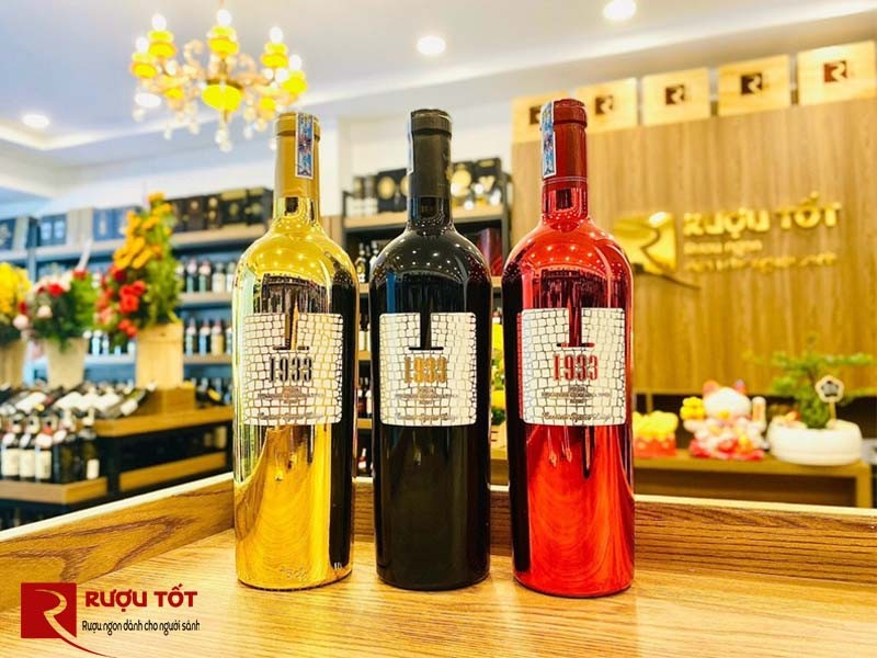 vang ý 1933 Red - Gold