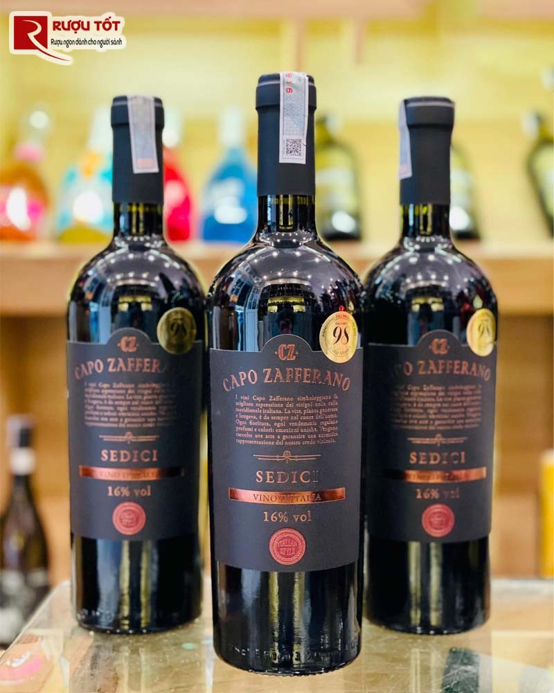 Vang Ý Capo Zafferano Sedici