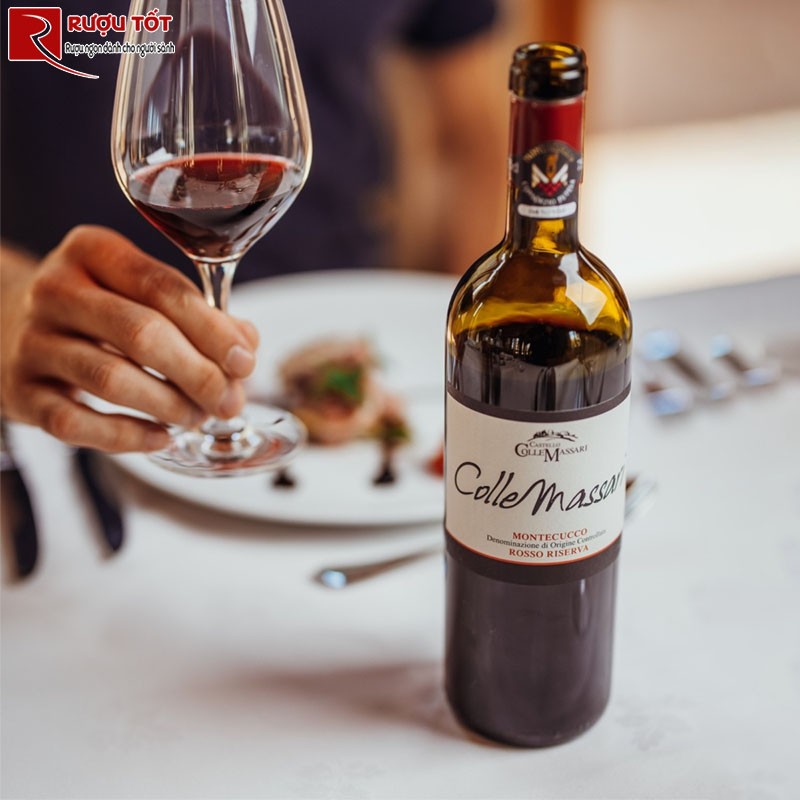 Vang Ý Collemassari Montecucco Rosso Riserva