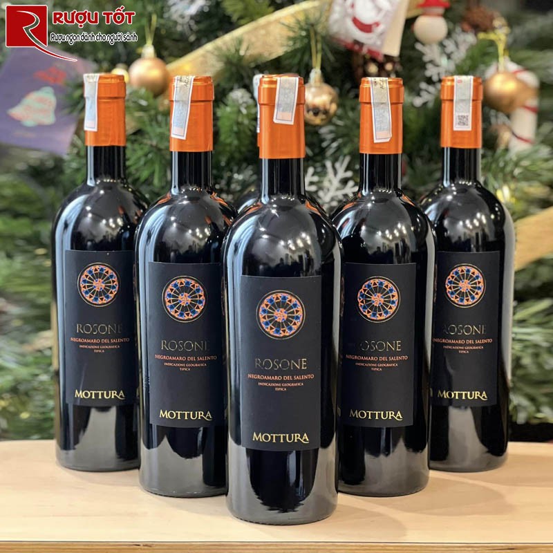 Vang Ý Rosone Mottura Negroamaro del Salento