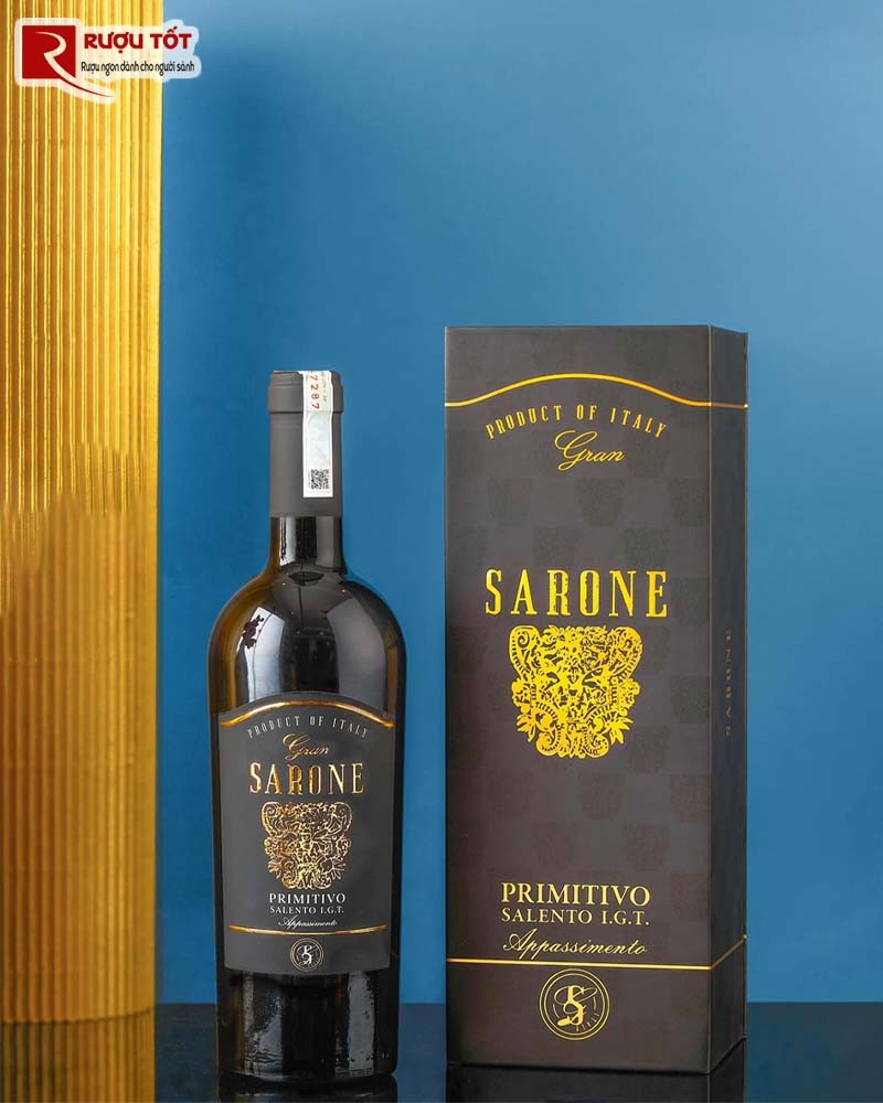 Vang Ý Sarone Primitivo Salento