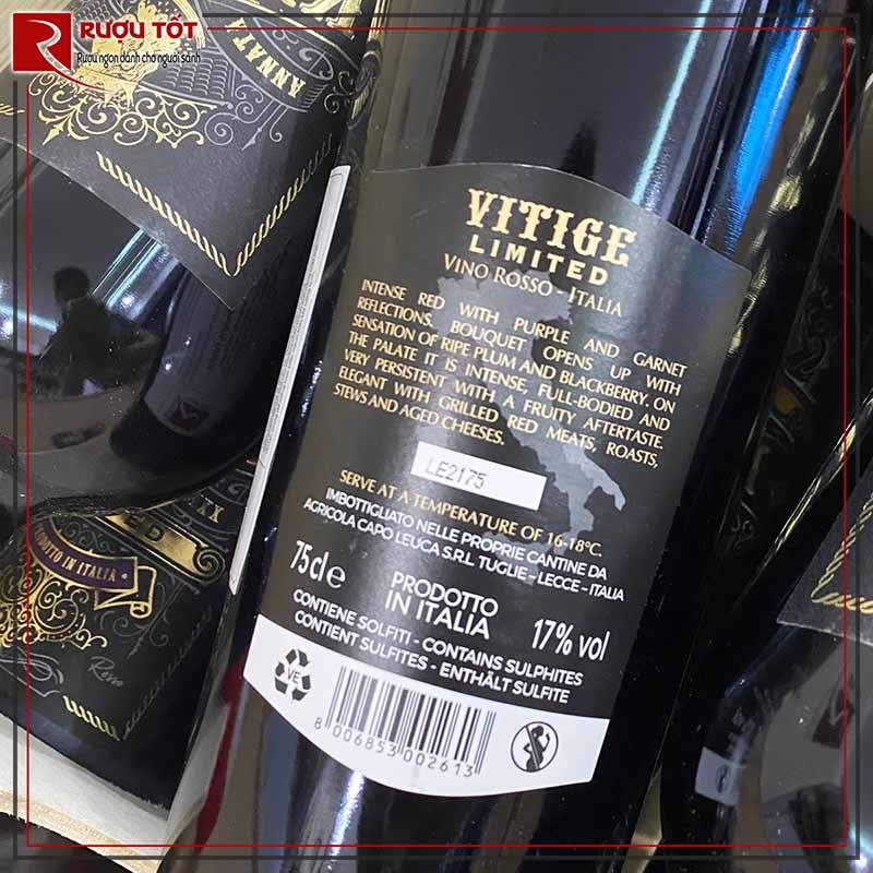 Vang Ý Vitige 17 độ