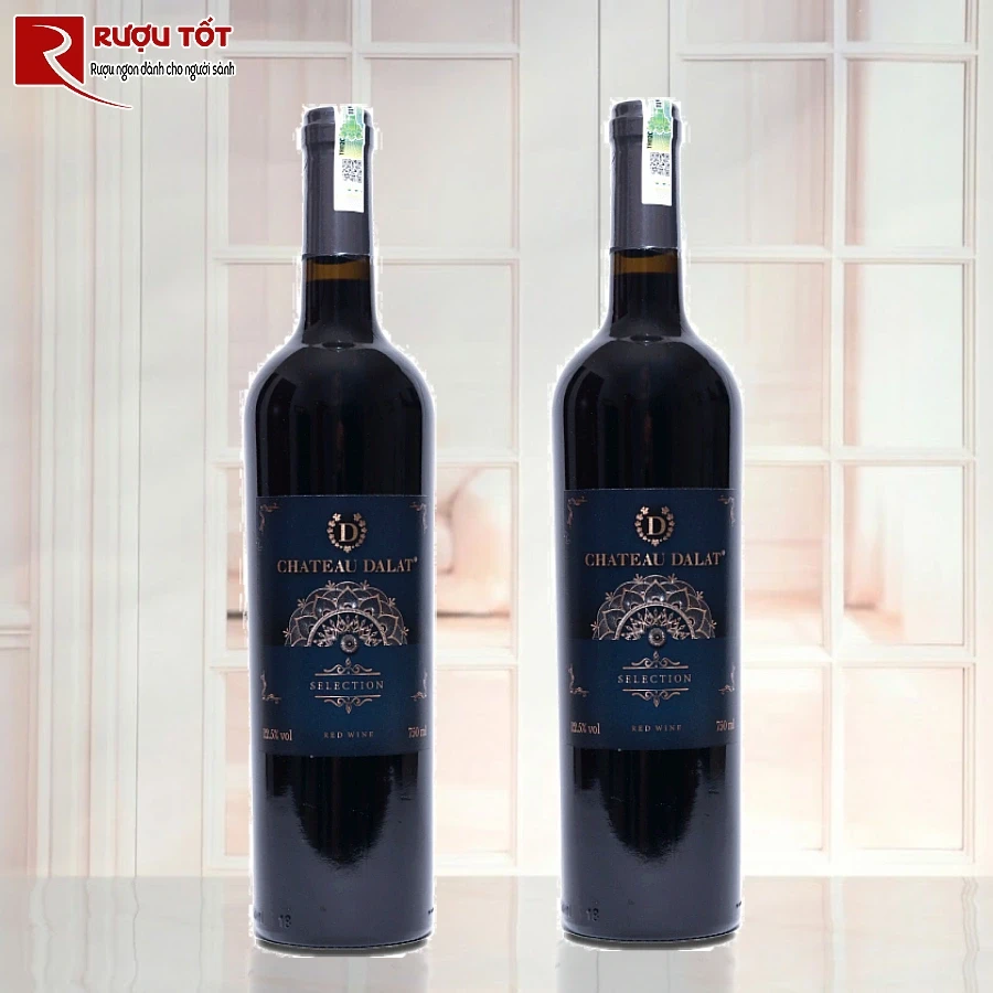 ruou vang chateau dalat selection red gia tot