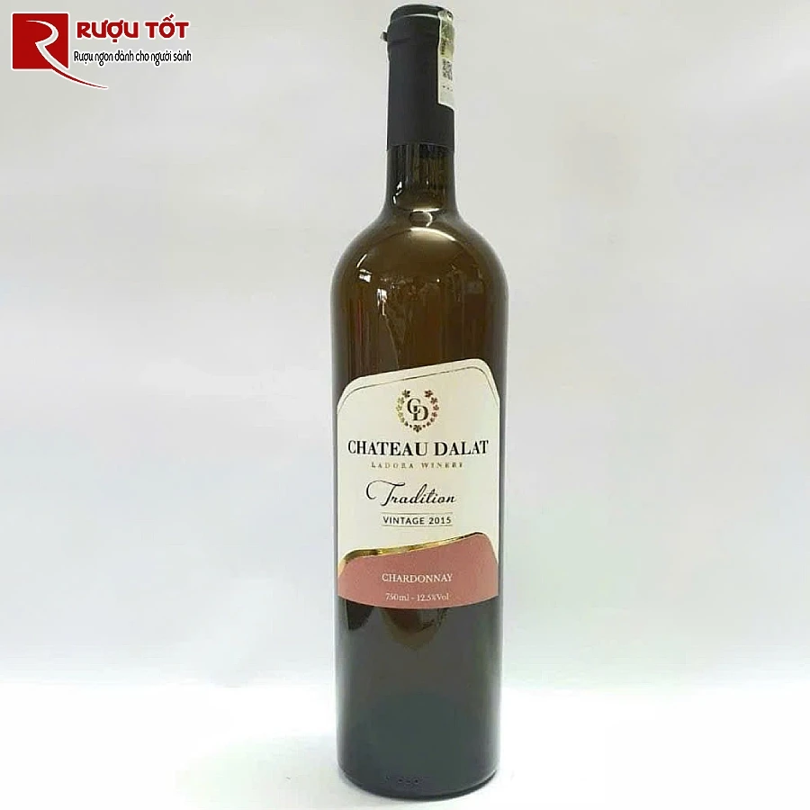 ruou vang chateau dalat tradition chardonnay gia re