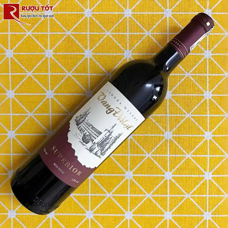 ruou vang da lat superior red gia re