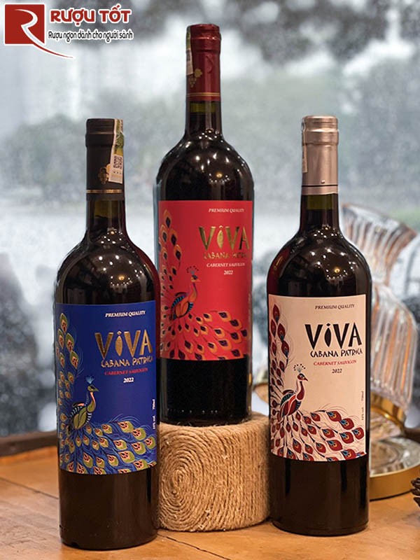 rượu vang  Viva Cabana Patrica