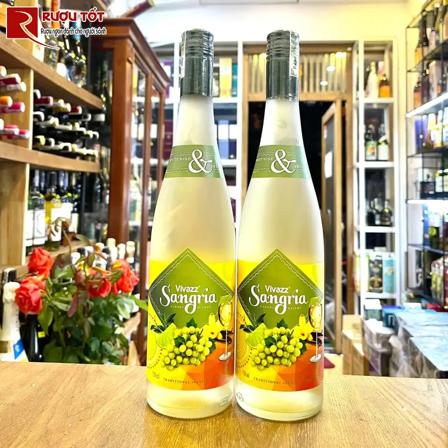 ruou vang vivazz white sangria 750ml