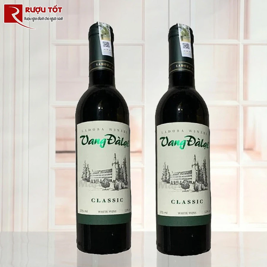 vang da lat classic white wine 375ml