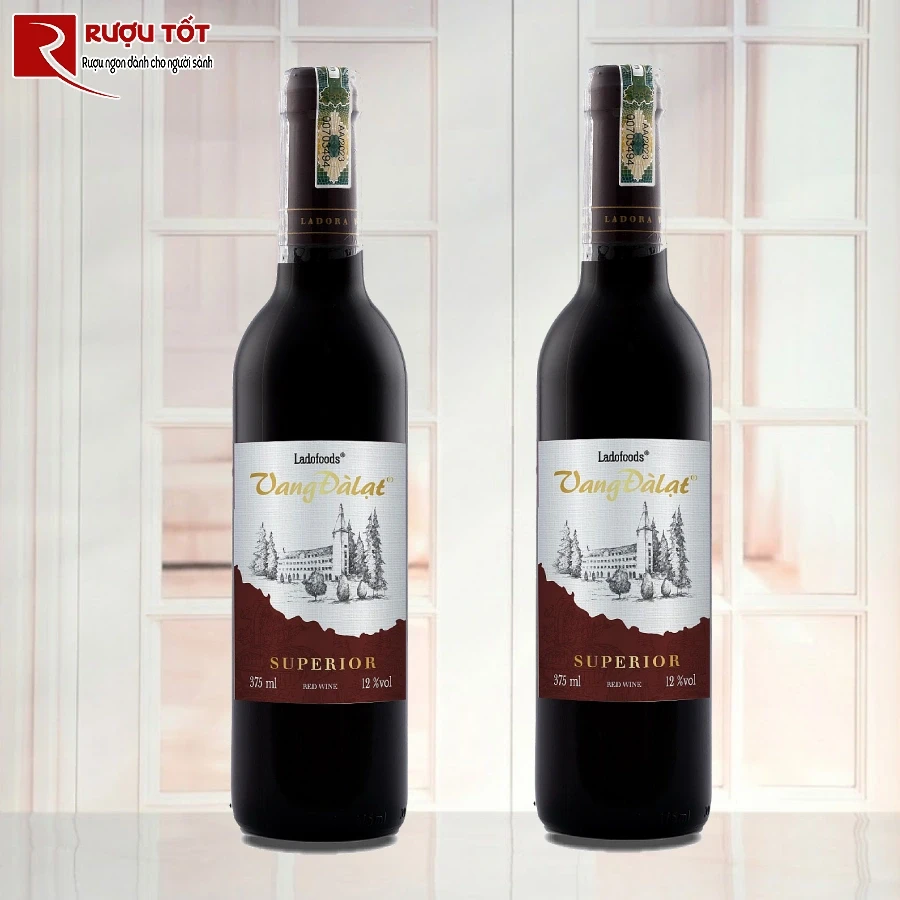 vang da lat superior red wine 375ml