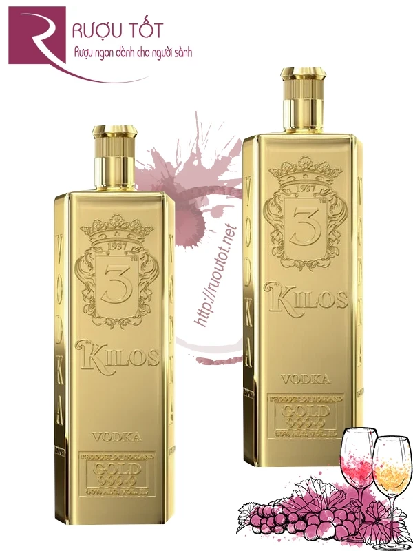 Rượu Vodka 3 Kilos