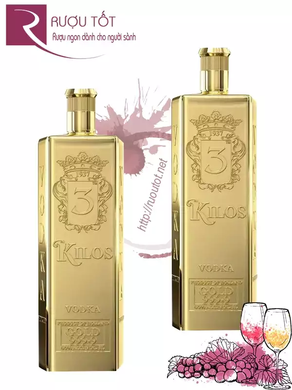 Rượu Vodka 3 Kilos