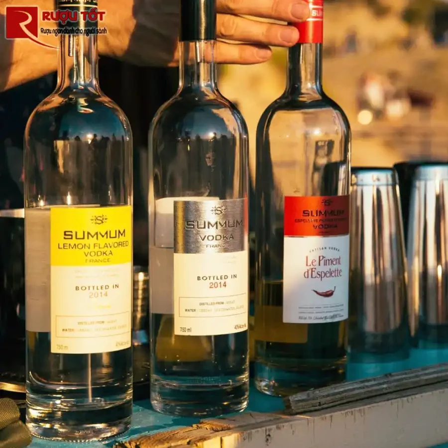summum rượu vodka Pháp