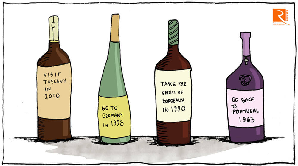 Rượu vang giúp bạn trở về quá khứ