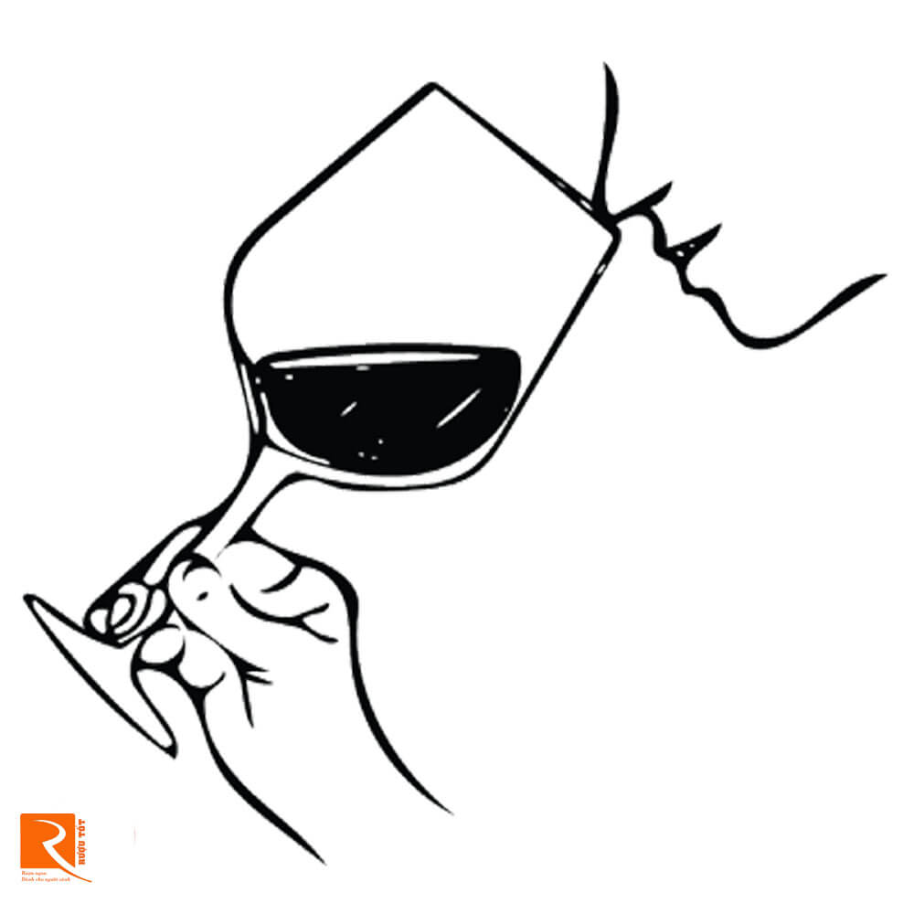 Ngửi rượu vang và phác thảo sơ đồ hương vị rượu vang thông qua khứu giác.