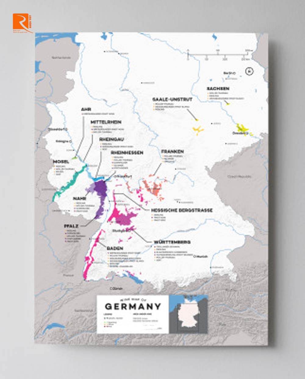 Bản đồ rượu vang Đức