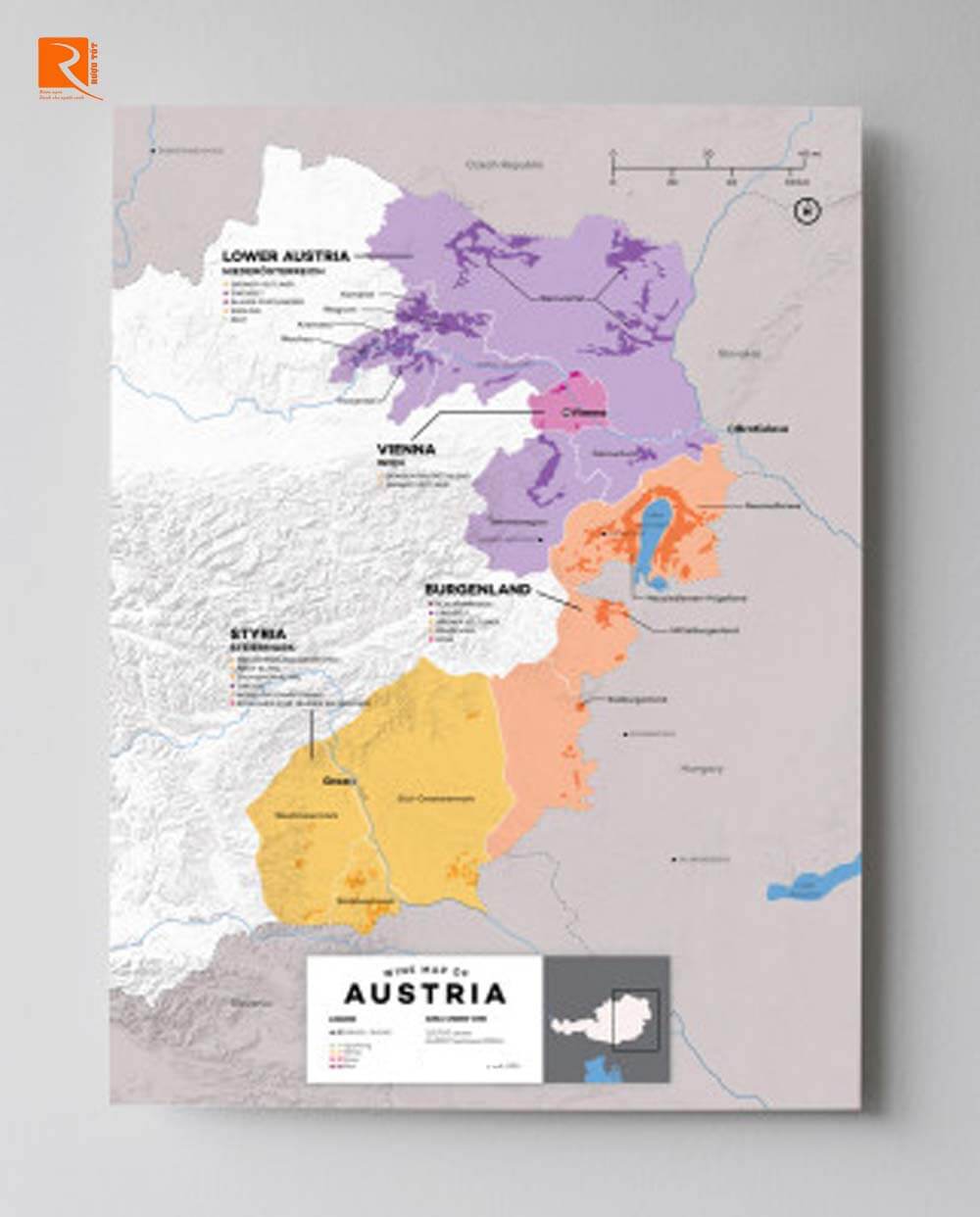 Bản đồ rượu Áo