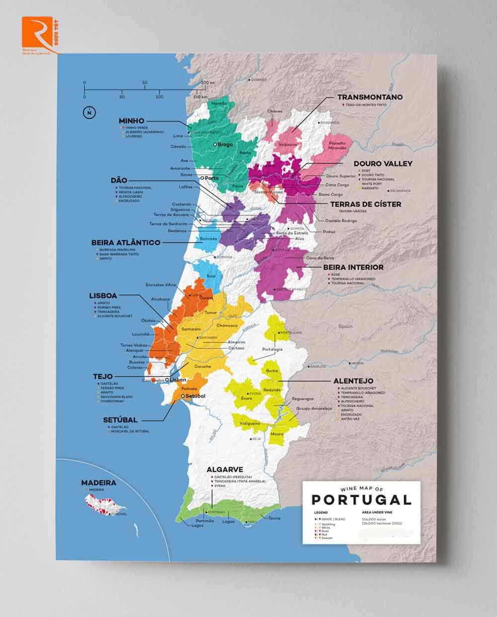 Mức chất lượng của rượu vang Bồ Đào Nha.