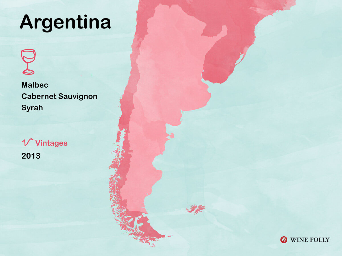 Argentina đã có một số loại rượu vang khá tầm thường trong năm 2015 và 2014.